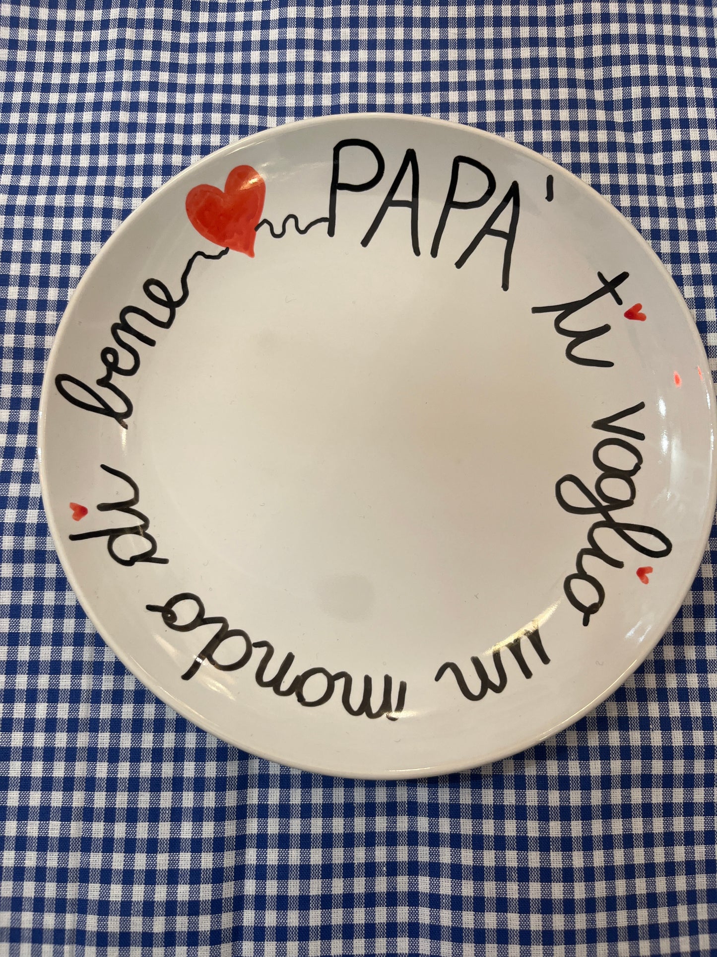 Piatto scritto