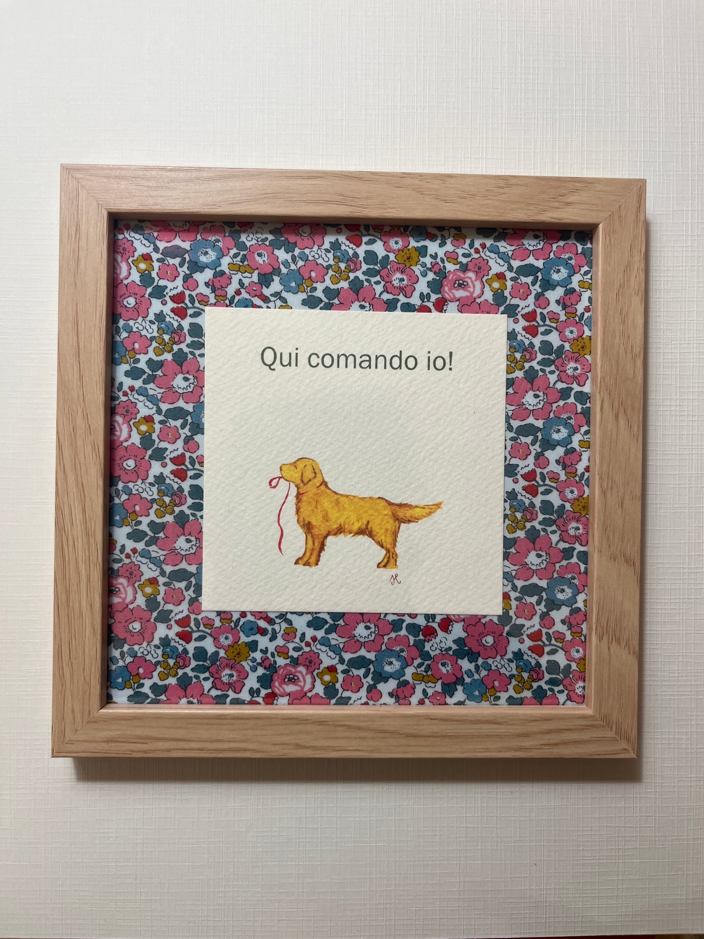 Quadretto Golden retriever
