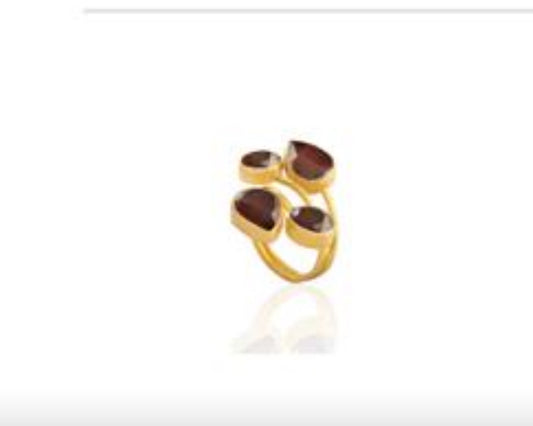 Anello ottone dorato