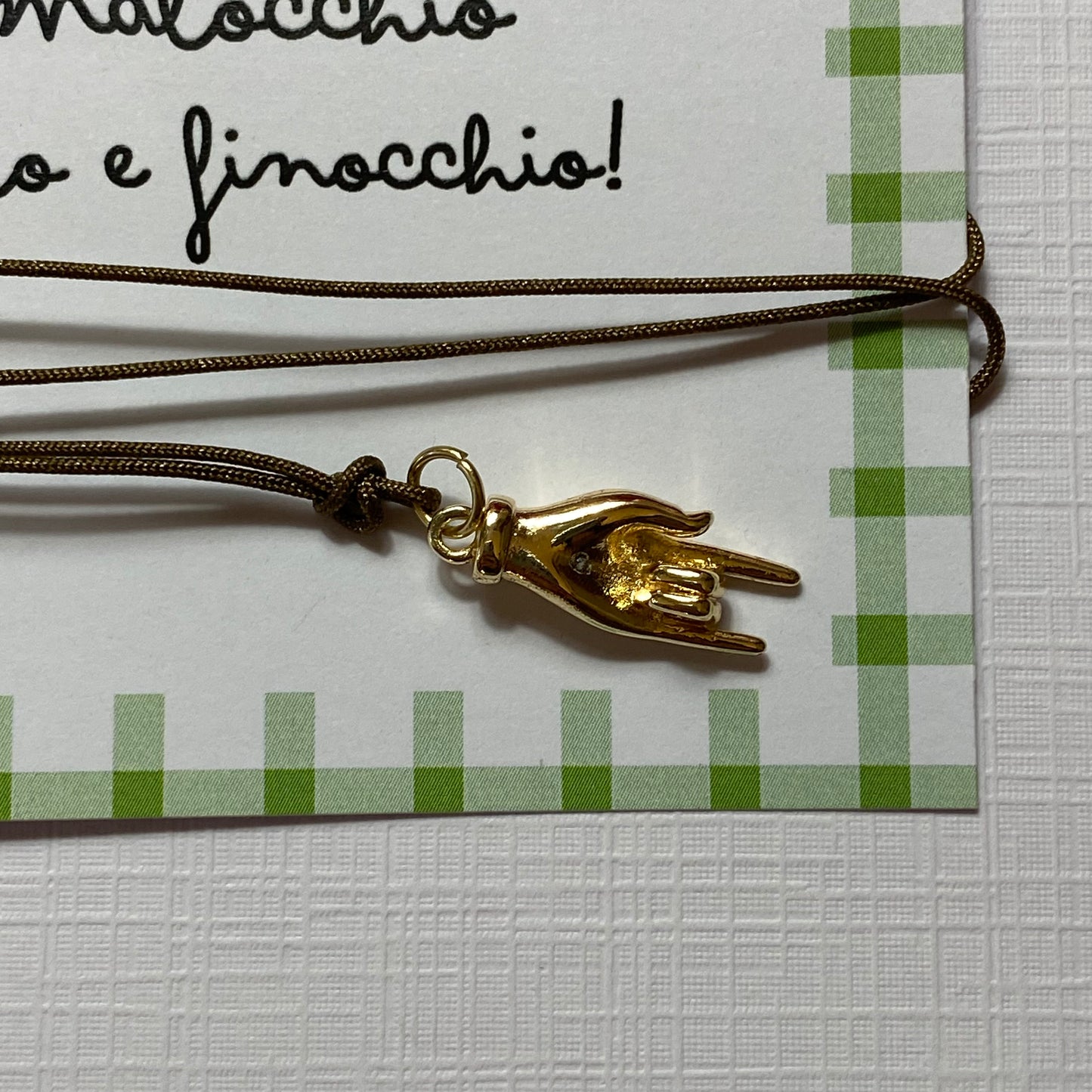 Collana manina porta fortuna