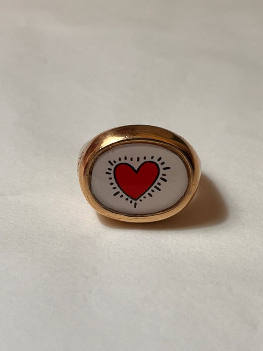 Anello Chevalier Ovale Cuore