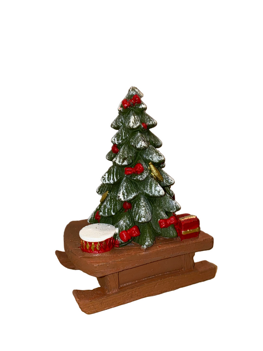 Candela Albero di Natale con slittino
