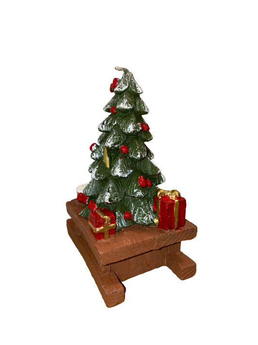 Candela Albero di Natale con slittino