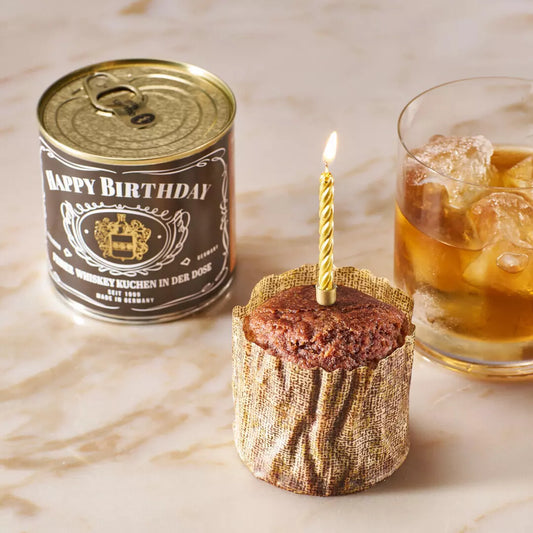 Torta in latta al Whisky con candelina – Wondercandle