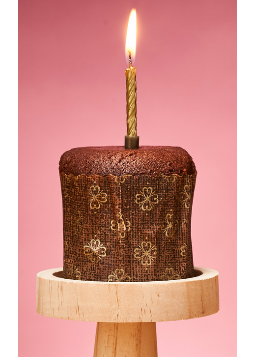 Torta in latta al gin con candelina – Wondercandle