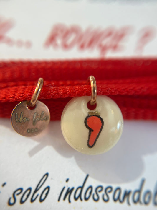 Braccialetto “Fil...rouge” – Un filo e… basta!