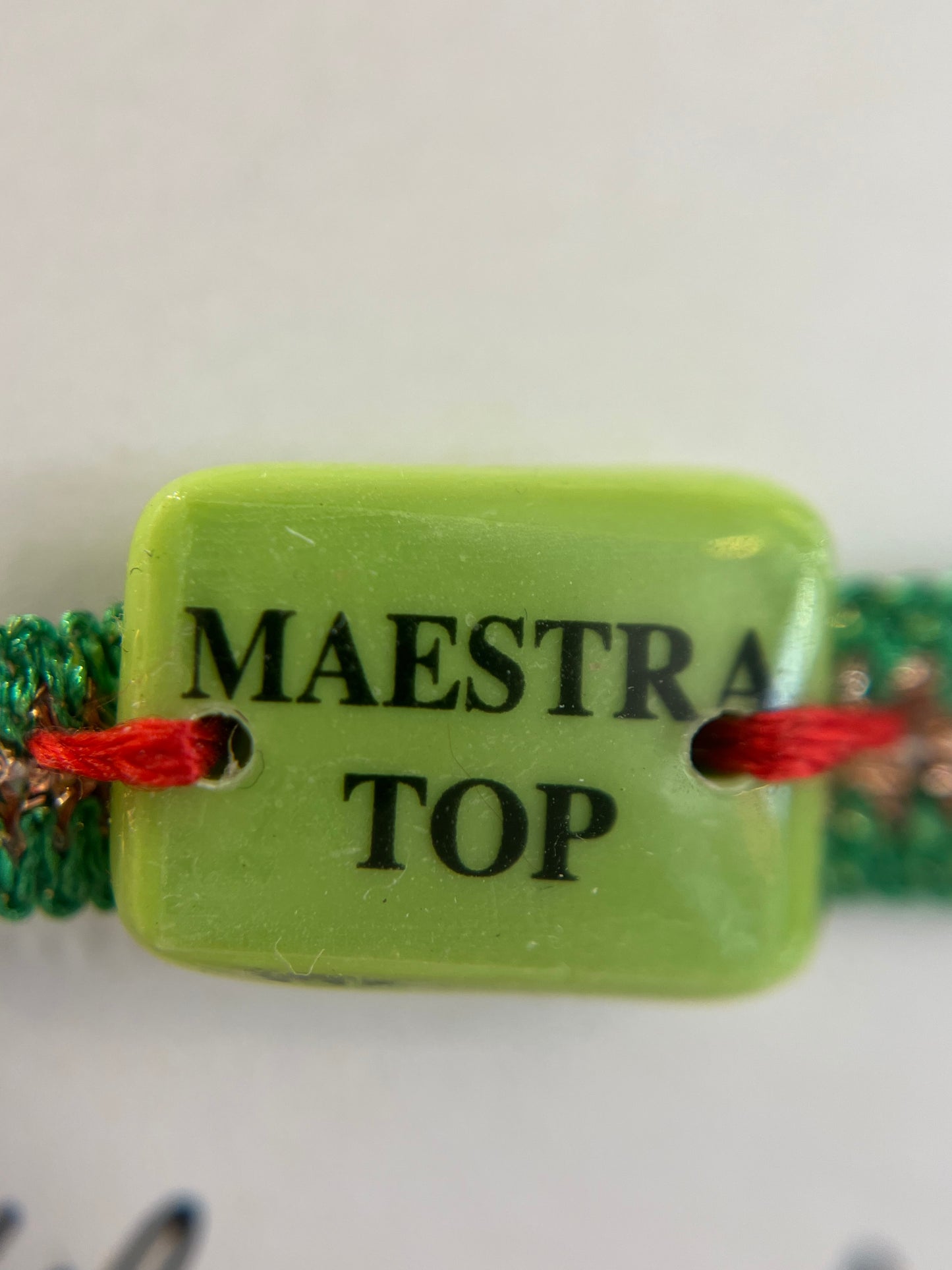 Braccialetto “Maestra Top” – Un filo e… basta!