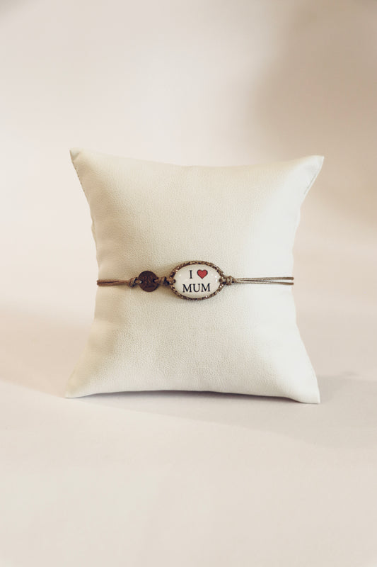 Bracciale I love my mum – 20 Celesti