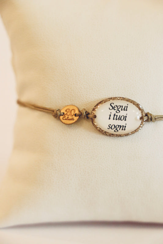 Bracciale Segui i tuoi sogni – 20 Celesti