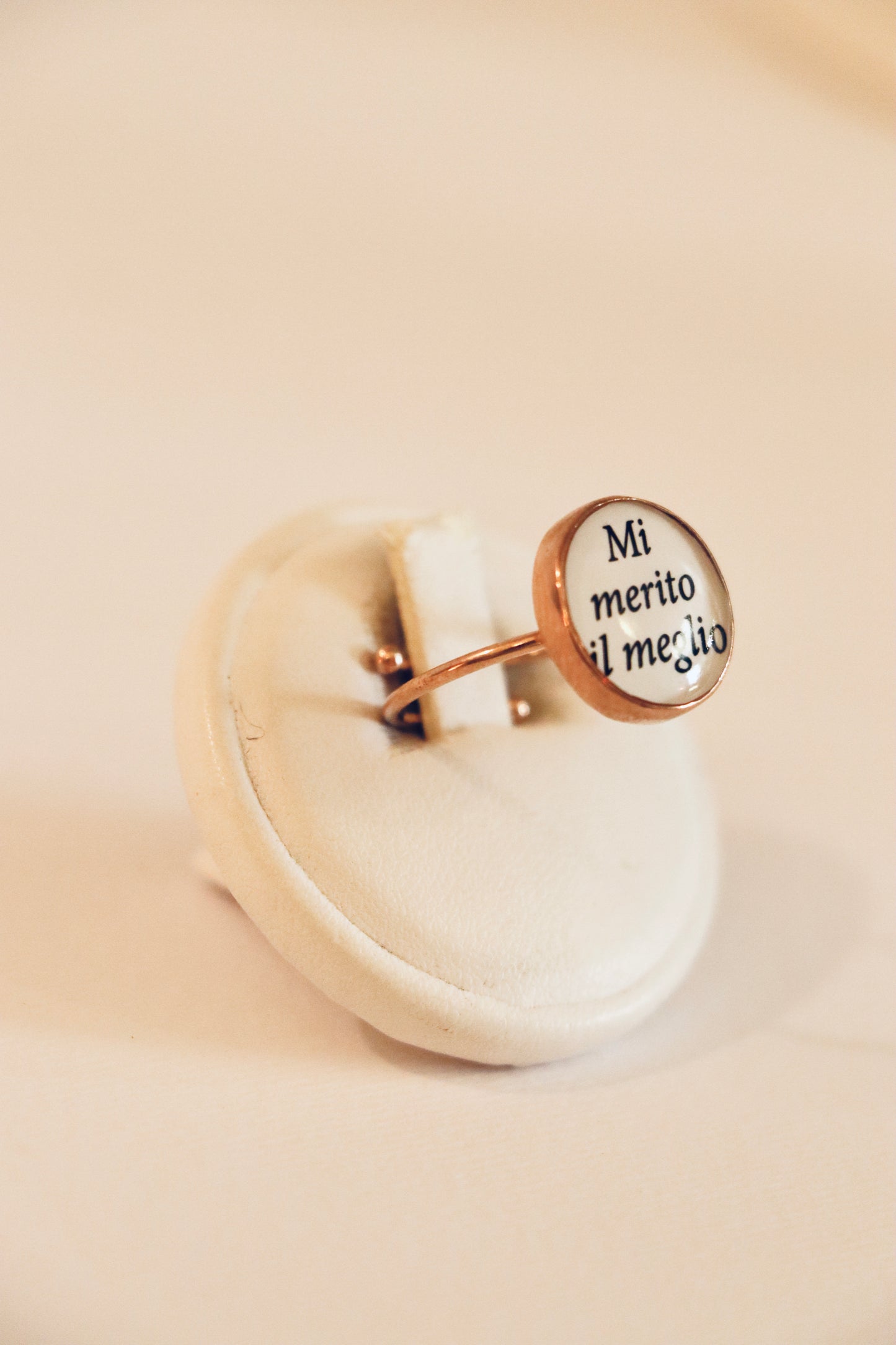 Anello "Mi merito il meglio" – 20 Celesti
