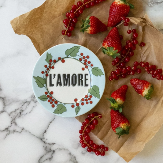 Piattino L'Amore con ribes