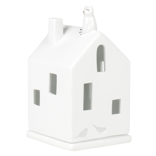 Casetta porta candelina gattino