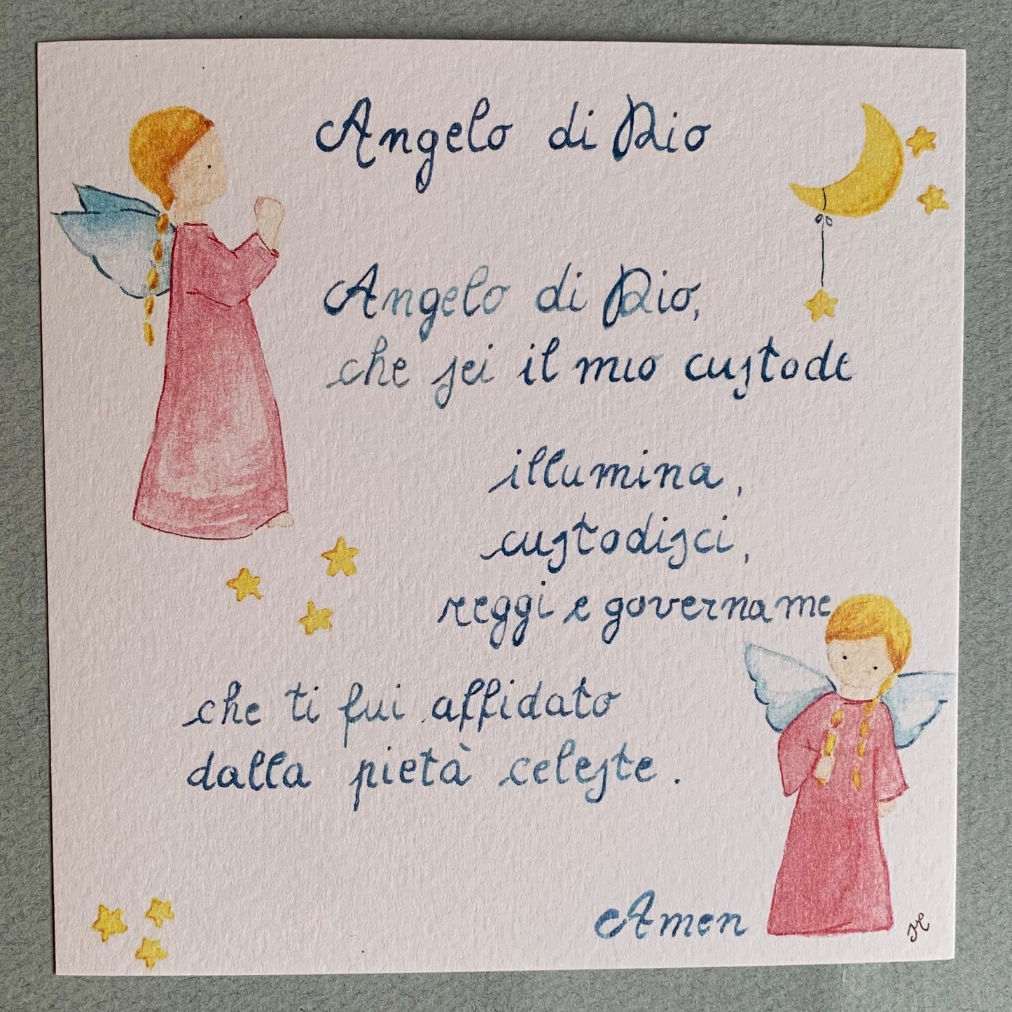 Illustrazione Angelo di Dio