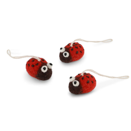 Coccinella in feltro