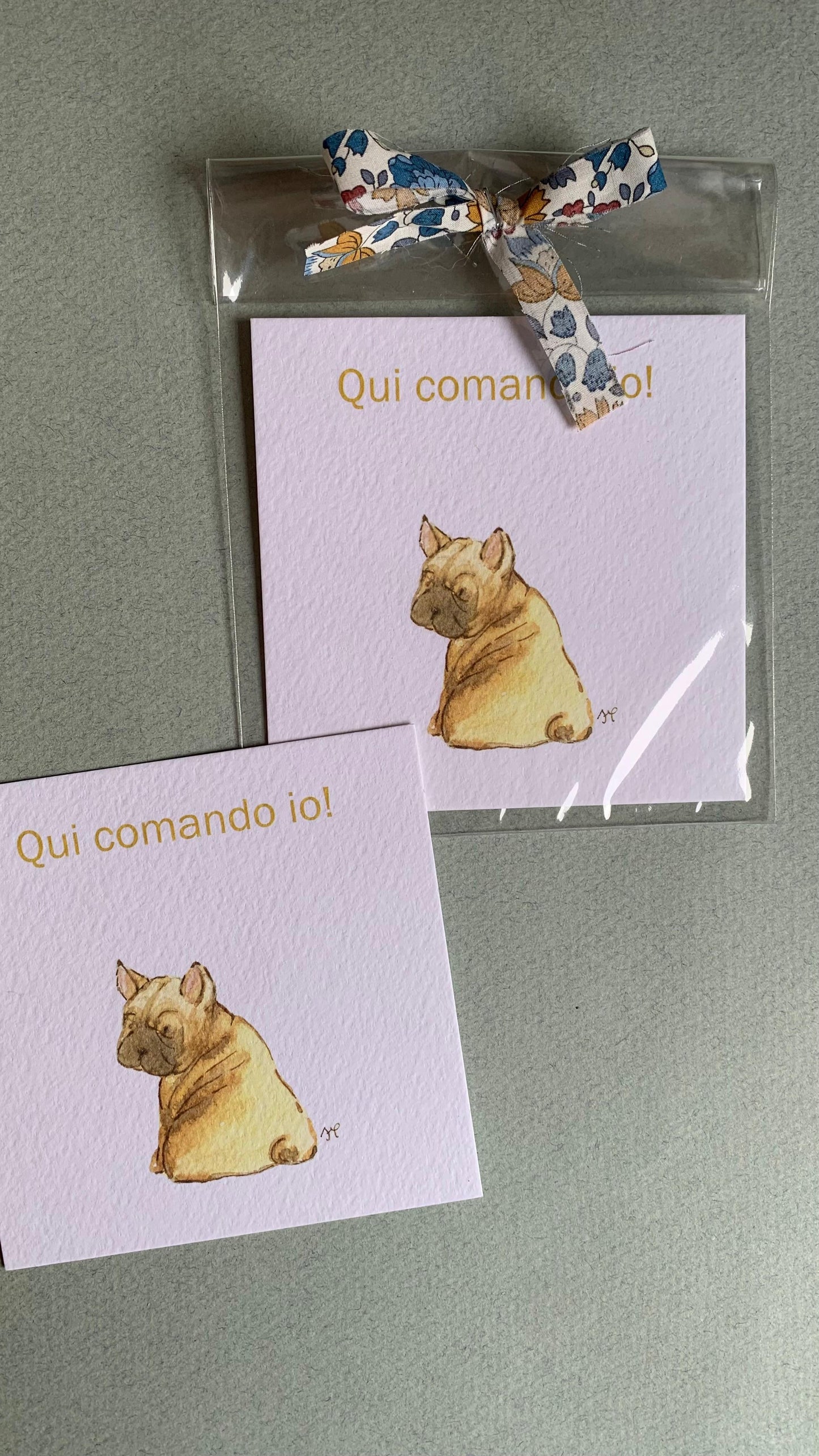 Piccola illustrazione Bulldog Francese