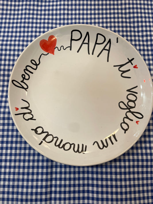 Piatto scritto