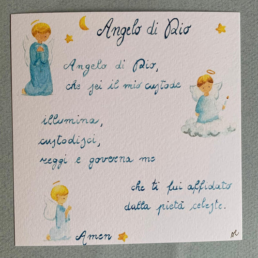 Illustrazione Angelo di Dio