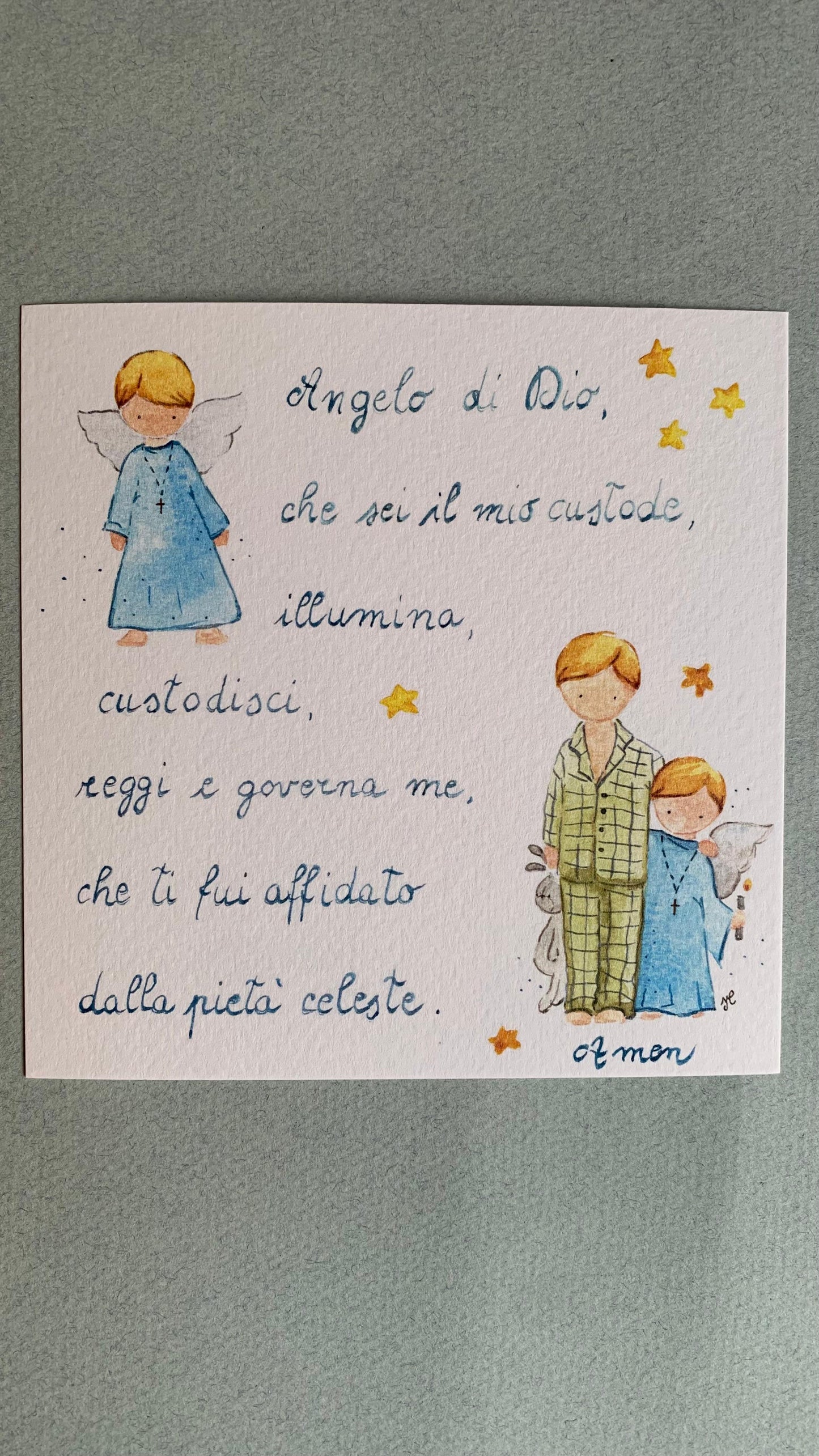 Illustrazione Angelo di Dio