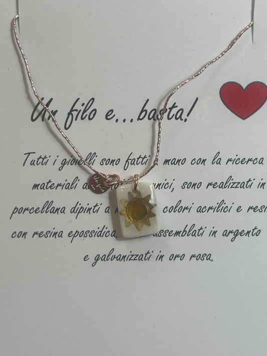 Collana Swarovski sole
