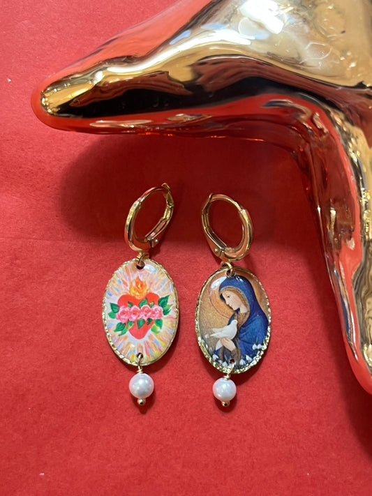 Orecchini Madonnina
