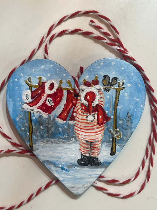 Cuoricino Babbo Natale