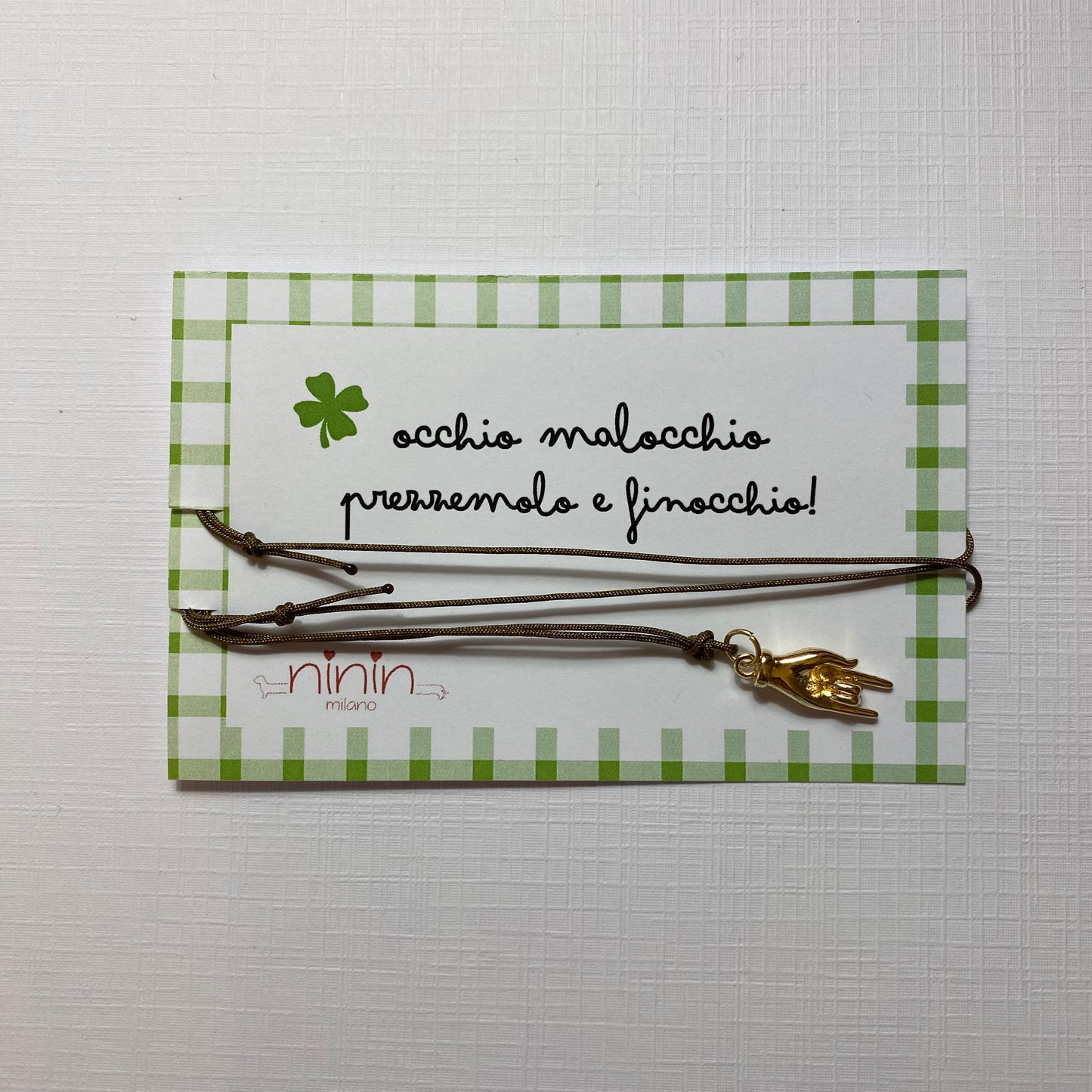 Collana manina porta fortuna