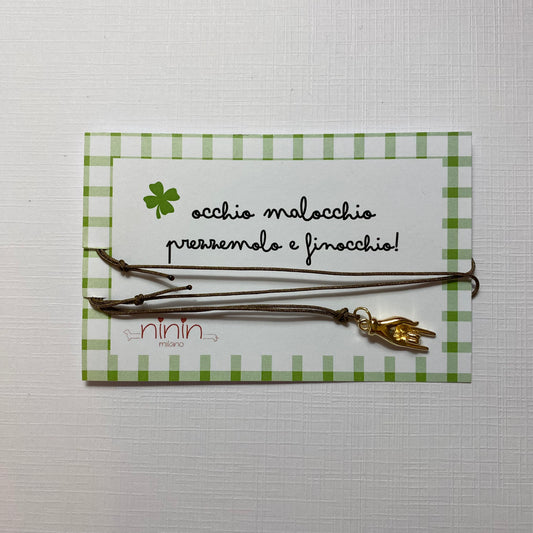 Collana manina porta fortuna