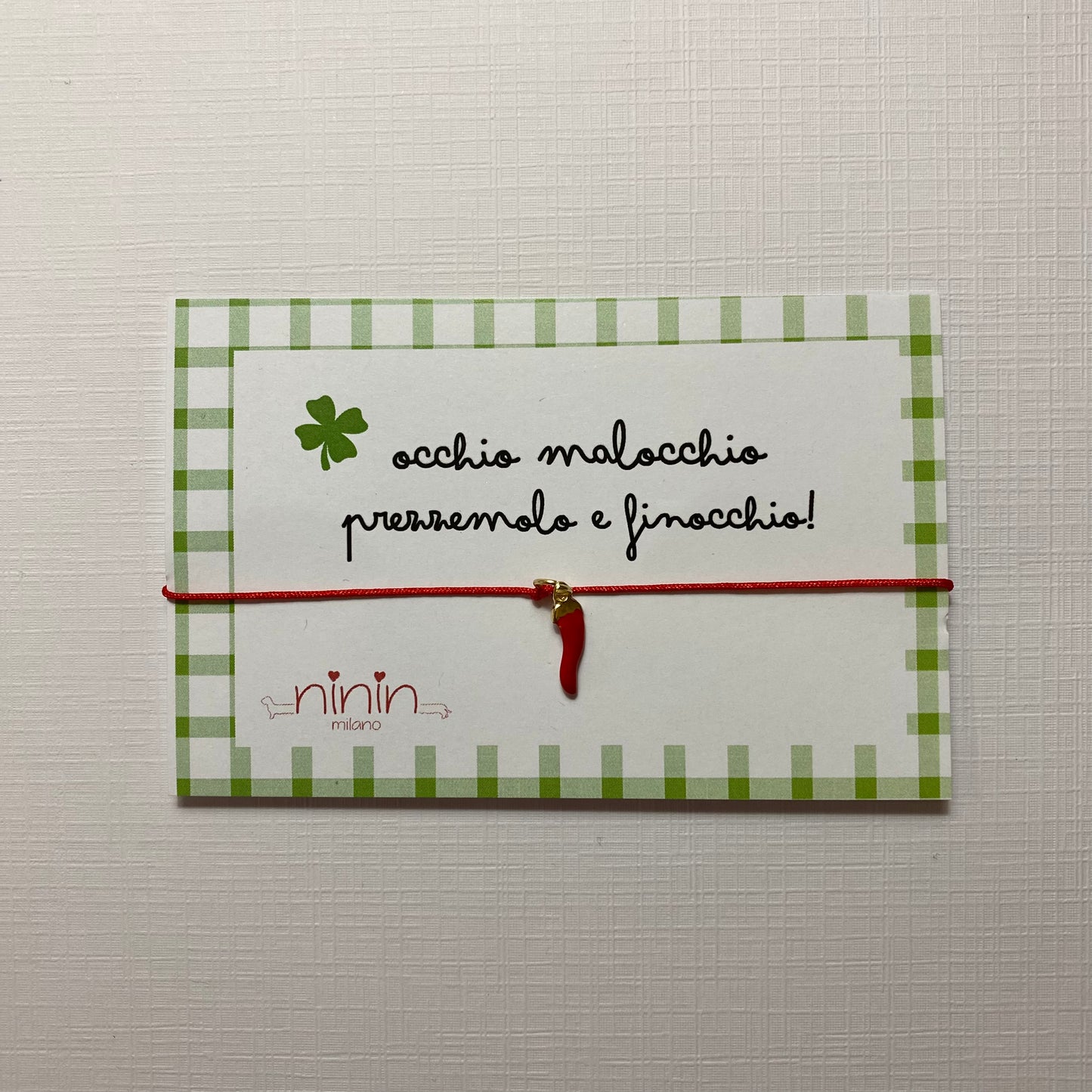 Braccialettino cornetto