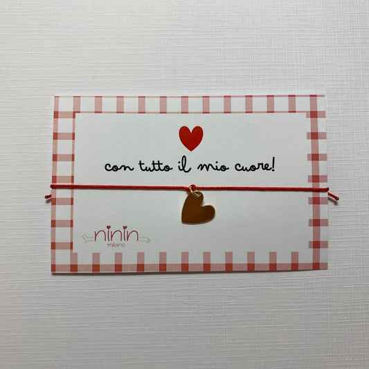 Braccialettino cuore