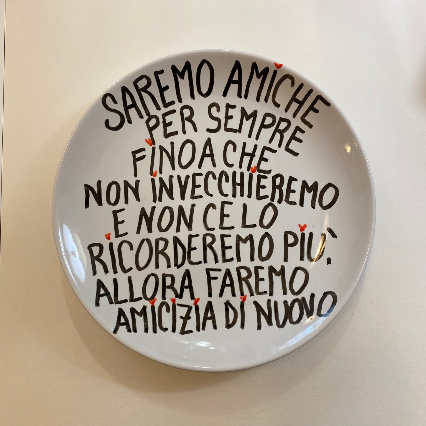 Piatto dipinto