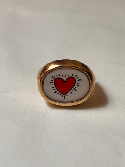 Anello Chevalier Ovale Cuore