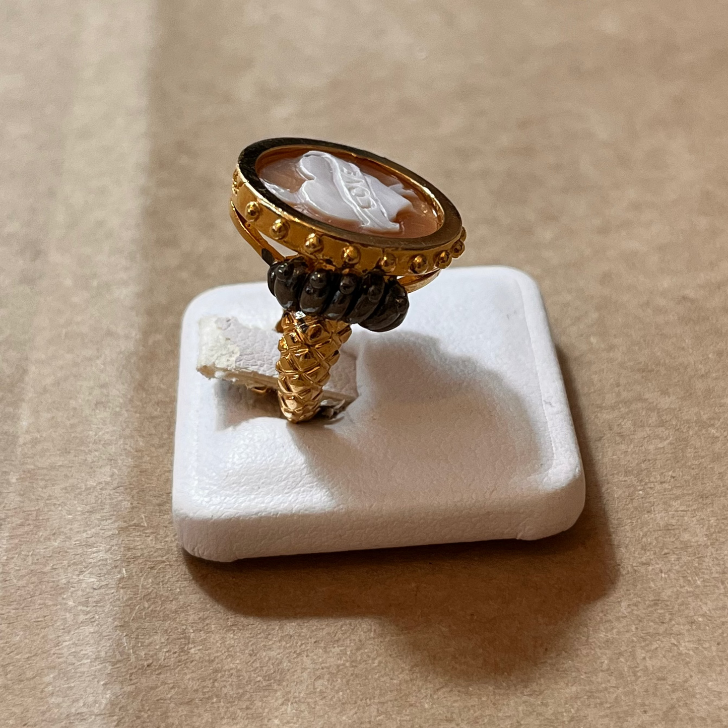 Anello cammeo Cuore Love