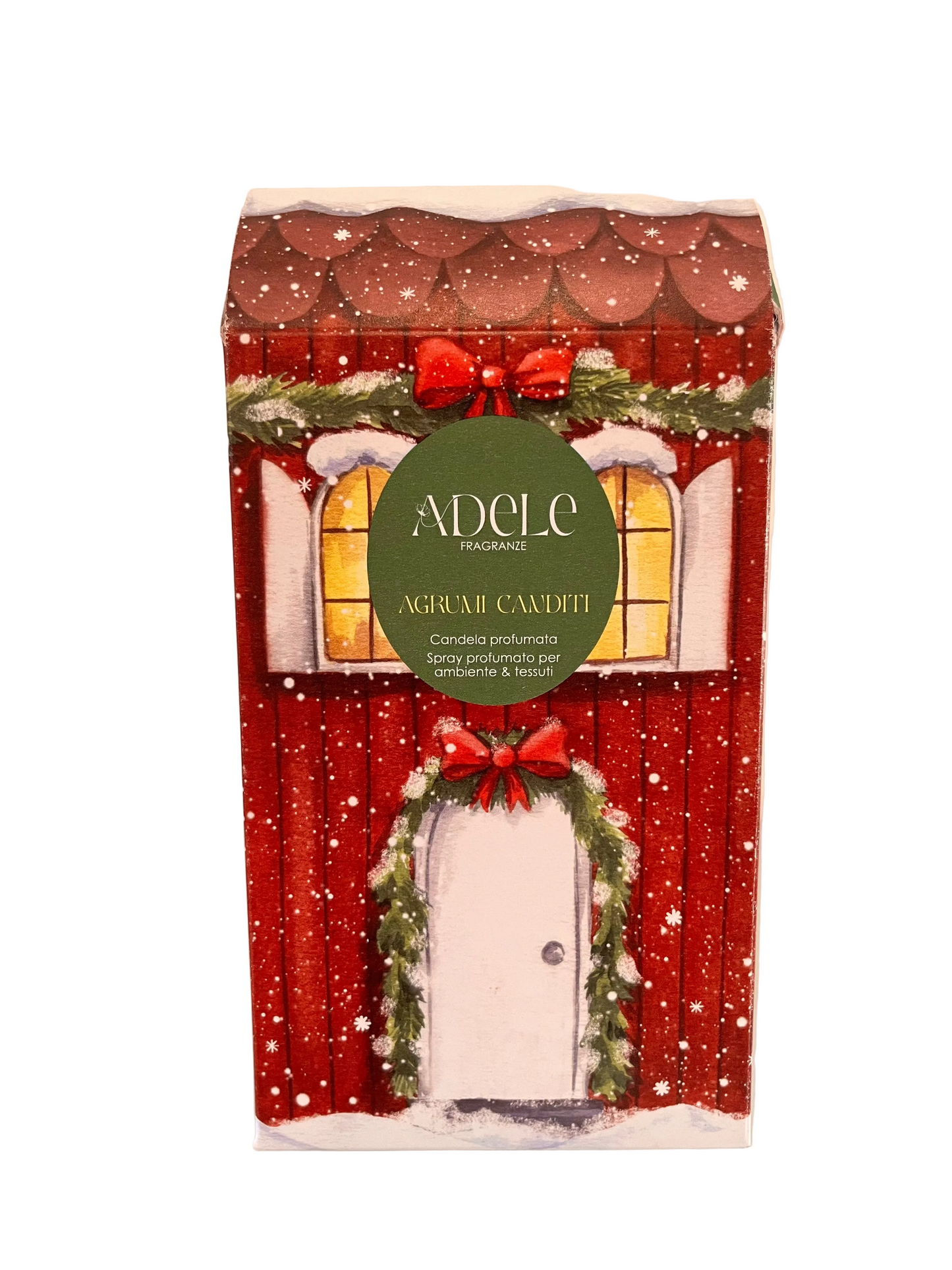 Casetta con spray ambiente e candela