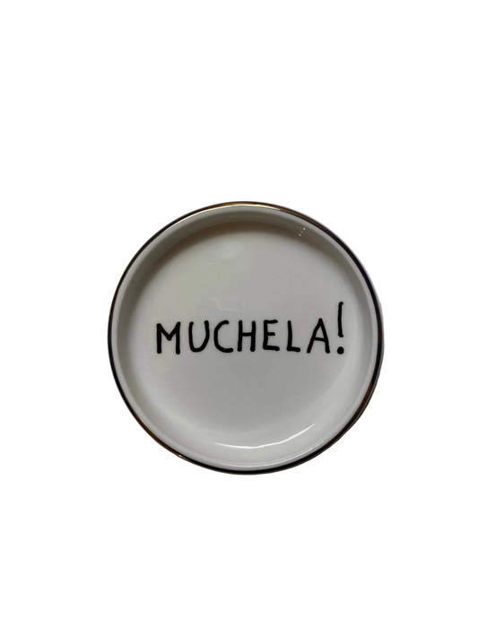 Piccolo piattino scritto