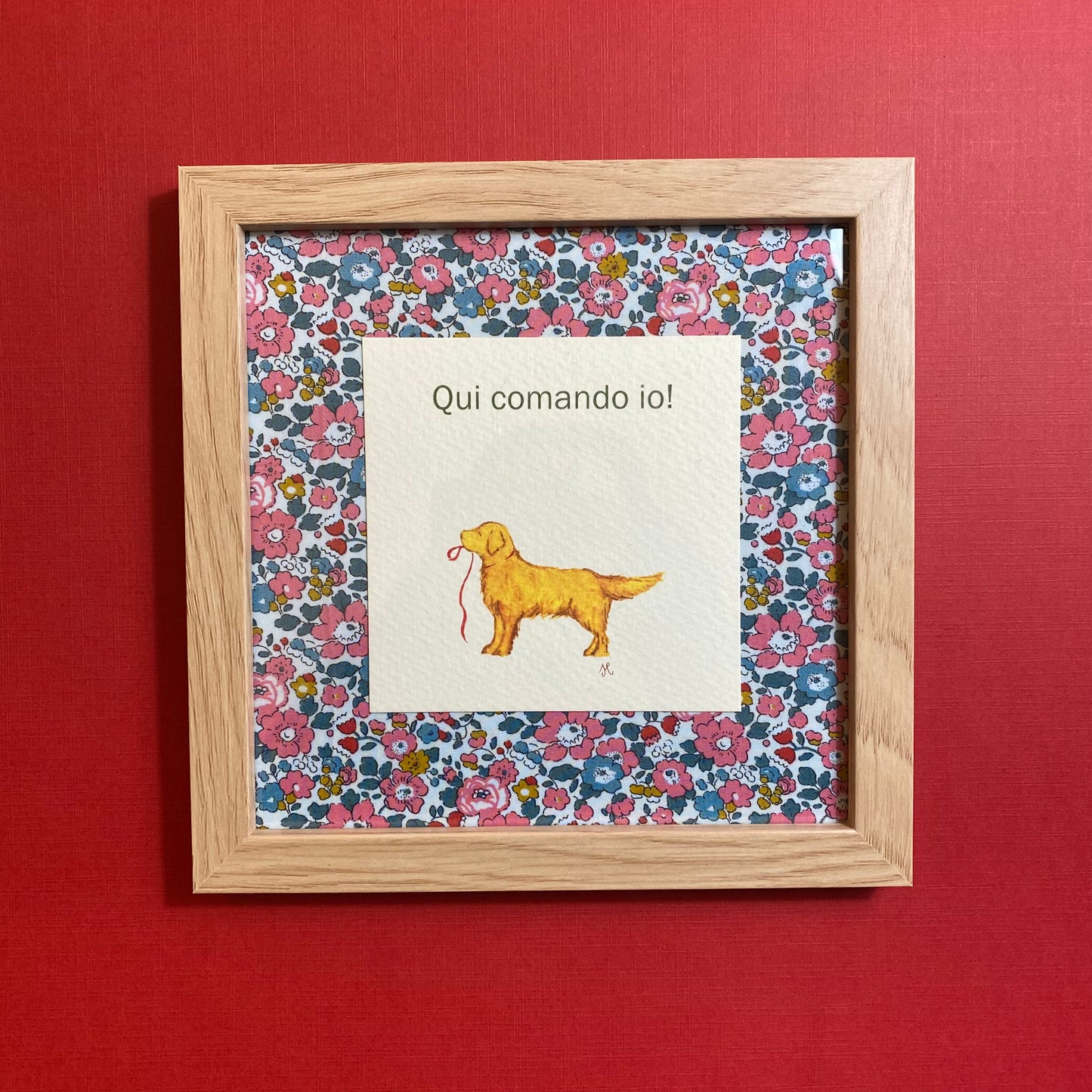 Quadretto Golden Retriever