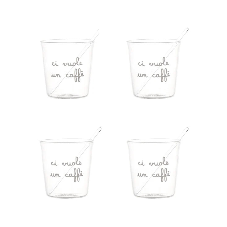 Set 4 bicchierini espresso
