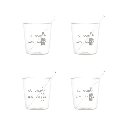 Set 4 bicchierini espresso